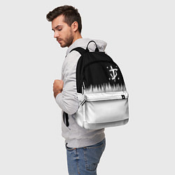 Рюкзак Doom краски черно белый, цвет: 3D-принт — фото 2