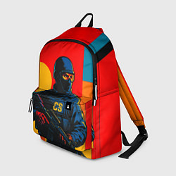 Рюкзак Контр-террорист CS 2 поп-арт, цвет: 3D-принт