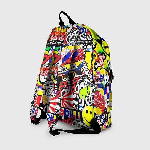 Рюкзак Monster energy брендовый стиль / 3D-принт – фото 2