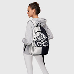 Рюкзак Дракон на темно-синем, цвет: 3D-принт — фото 2