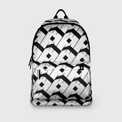 Рюкзак Три буквы: чёрные, цвет: 3D-принт — фото 2