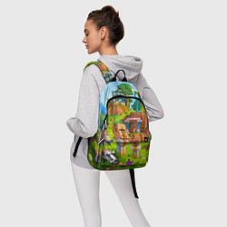 Рюкзак Селяне, цвет: 3D-принт — фото 2