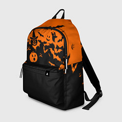Рюкзак Хэллоуин тыквы и призраки, цвет: 3D-принт