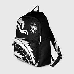 Рюкзак Borussia дракон белый, цвет: 3D-принт