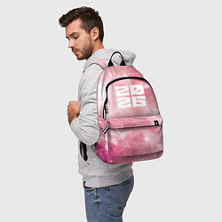 Рюкзак 2026 розовая дымка, цвет: 3D-принт — фото 2