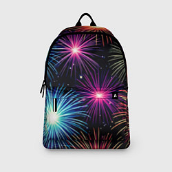 Рюкзак Стилизованный праздничный салют, цвет: 3D-принт — фото 2