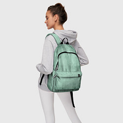 Рюкзак Текстура зелёный бетон, цвет: 3D-принт — фото 2