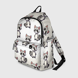 Рюкзак Много енотов, цвет: 3D-принт