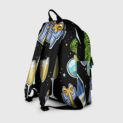 Рюкзак Новогодний вайб / 3D-принт – фото 2