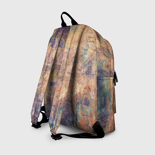 Рюкзак Абстракция - pink marble with blue flecks / 3D-принт – фото 2