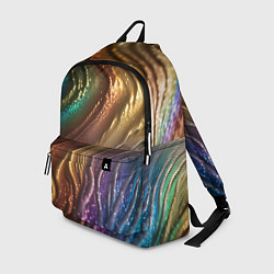 Рюкзак Сморщенные складочки жидкости, цвет: 3D-принт