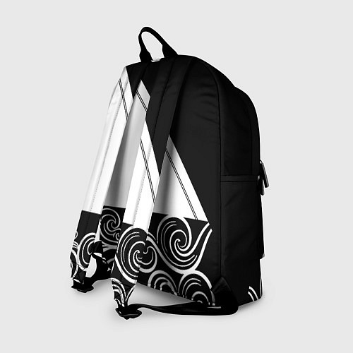 Рюкзак Ювентус геометрия полосы текстура / 3D-принт – фото 2