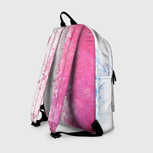 Рюкзак Белый и розовый / 3D-принт – фото 2