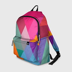 Рюкзак Разноцветные полигоны, цвет: 3D-принт