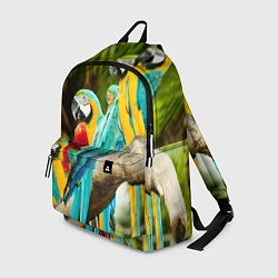 Рюкзак Попугаи на ветке, цвет: 3D-принт