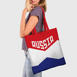 Сумка-шопер Россия, цвет: 3D-принт — фото 2
