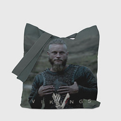 Сумка-шопер Vikings: Ragnarr Lodbrok, цвет: 3D-принт