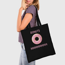 Сумка-шопер Donuts, цвет: 3D-принт — фото 2