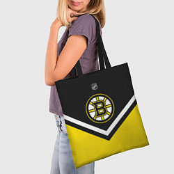 Сумка-шопер NHL: Boston Bruins, цвет: 3D-принт — фото 2