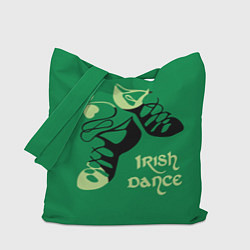 Сумка-шопер Ireland, Irish dance цвета 3D-принт — фото 1