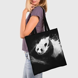 Сумка-шопер Молочная панда, цвет: 3D-принт — фото 2