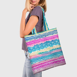 Сумка-шопер Нежный xолод, цвет: 3D-принт — фото 2