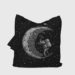 Сумка-шопер Лунный шахтер, цвет: 3D-принт