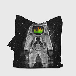 Сумка-шопер Музыкальный космонавт, цвет: 3D-принт