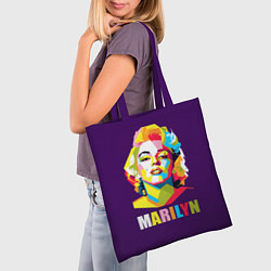 Сумка-шопер Marilyn Monroe, цвет: 3D-принт — фото 2