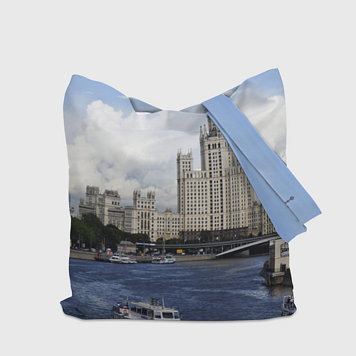 Сумка-шоппер Москва река / 3D-принт – фото 2