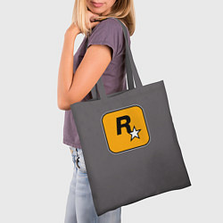 Сумка-шопер GTA VI: Rockstar Games, цвет: 3D-принт — фото 2