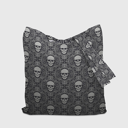 Сумка-шоппер Black Milk: Skulls / 3D-принт – фото 2