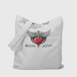 Сумка-шопер Bon Jovi, цвет: 3D-принт