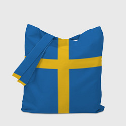 Сумка-шоппер Флаг Швеции
