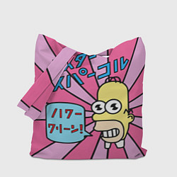 Сумка-шопер Japanesse Homer, цвет: 3D-принт