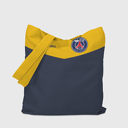 Сумка-шопер PSG: Navy Yellow, цвет: 3D-принт