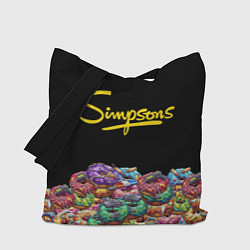Сумка-шопер Simpsons Donuts, цвет: 3D-принт