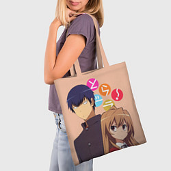 Сумка-шопер ToraDora, цвет: 3D-принт — фото 2