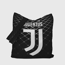 Сумка-шопер FC Juventus: Black Lines, цвет: 3D-принт