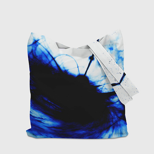 Сумка-шоппер Linkin Park blue smoke / 3D-принт – фото 2