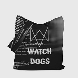 Сумка-шопер Watch Dogs: Hacker, цвет: 3D-принт