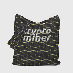 Сумка-шопер Crypto Miner, цвет: 3D-принт