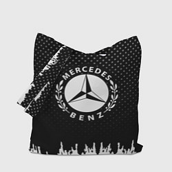 Сумка-шопер Mercedes-Benz: Black Side, цвет: 3D-принт