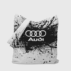 Сумка-шопер Audi: Black Spray, цвет: 3D-принт