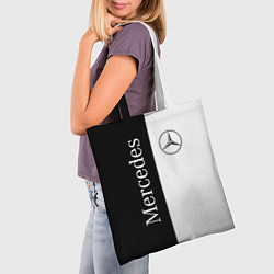 Сумка-шопер Mercedes B&W, цвет: 3D-принт — фото 2