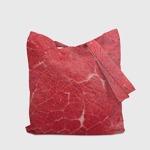 Сумка-шоппер Мясо 100% / 3D-принт – фото 2