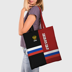 Сумка-шопер Tatarstan, Russia, цвет: 3D-принт — фото 2