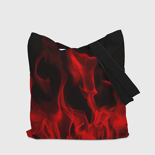 Сумка-шоппер Fall Out Boy: Red Flame / 3D-принт – фото 2