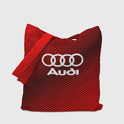 Сумка-шопер Audi: Red Carbon, цвет: 3D-принт