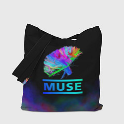 Сумка-шопер Muse: Neon Flower, цвет: 3D-принт